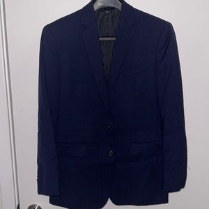 Banana Republic 38S Standard Fit Suit Jacket blue with stripes. Lightly used.
